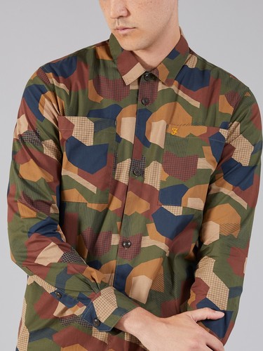BNWT FARAH VERKERK CAMO PRINT AW18 long 