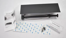 Wall Mounted Paper Towel Holder & Shelf Aluminum w Hardware Black Finish