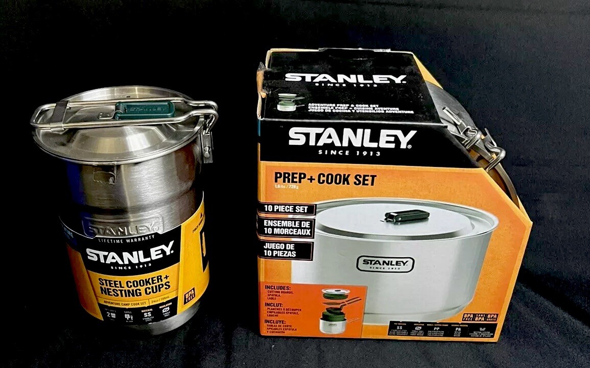 Stanley 13 Piece Two Pot Prep & Cook Set PLUS Nesting Cups