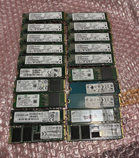 LOT of (20) Mixed Assortment Brands 256GB SATA M.2 Internal Solid State NVME
