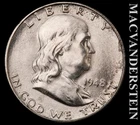 1948-D Franklin Half Dollar- Full Bell Lines- Choice Gem Brilliant Unc #L5658