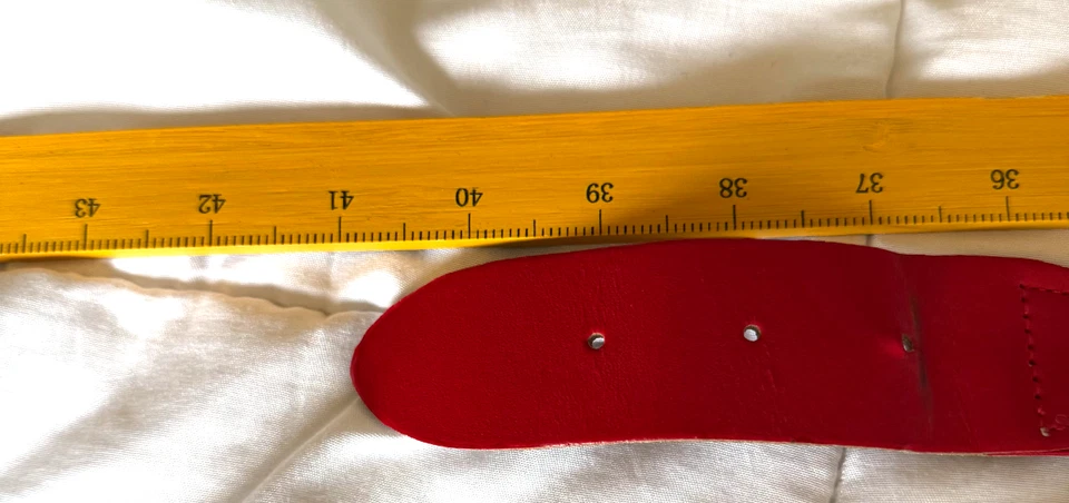 青少年棒球腰带男孩大号红色二手 — 第 2/3 张图片