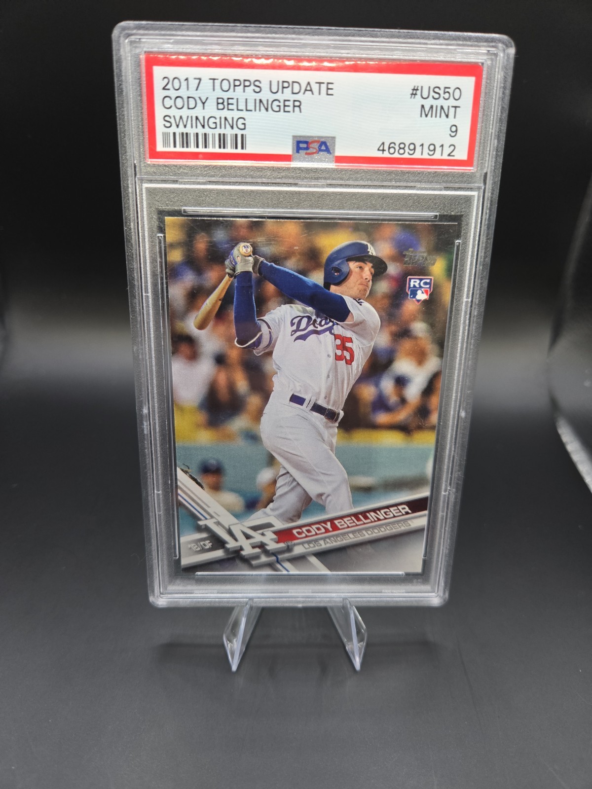 2017 Topps Update Series - Cody Bellinger #US50 Batting (RC)