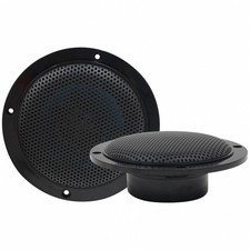 4-Inch Waterproof Marine Ceiling Speaker Pair   160 W Max, IP66 Rating