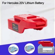 Red Adapter for Bauer 20v Tools - Used for Hercules 20V Slider Li-Ion Battery