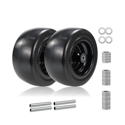 #ad 2PC 13x6.50 6 Flat Free Tire and Wheel Larger Diameter Hub Universal 3 4quot; B... $130.07