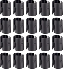 40 Pack Wire Shelf Lock Clips for 1" Posts Fits Metro Alera Honey Can Do