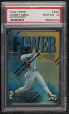 1997 Topps Finest Rare - Gold Rare Gold Sammy Sosa #168 PSA 10 GEM MT 00em