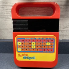 Speak & Spell Kahootz Electronic Learning Game Tested Working