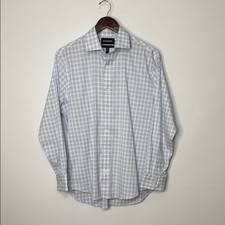 Bonobos Slim Fit Long Sleeve Button Up Wrinkle Free Dress Shirt 16x33