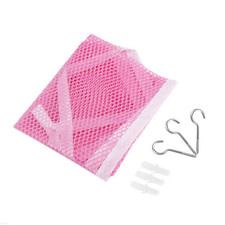 Large Toys Storage Bag with Screw Hooks Baby Kids Plush Dolls Toys Organizer Net