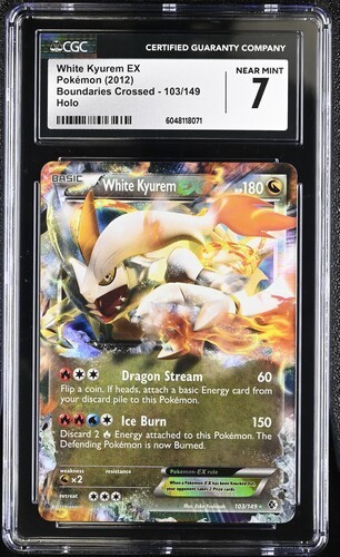 White Kyurem-EX graded CGC 7 for sale on eBay