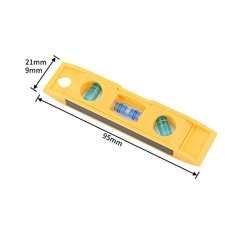 Cast Aluminum Level with 45 and 90 Degree Angles for Carpentry and Masonry