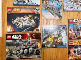 Lot of 30 LEGO STAR WARS Instruction Booklets for 75151,75054, 75058, 75102