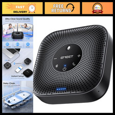360  Conference Speaker  Microphone, 4 Mics, Voice Pickup, USB Connectivity, Zo