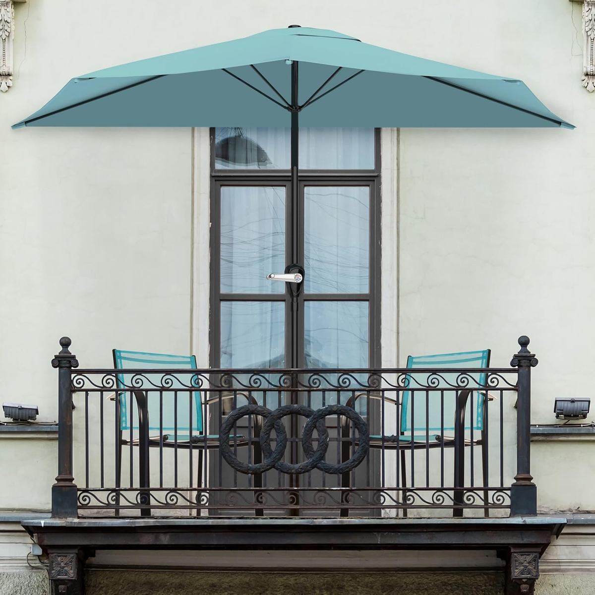extension pole for patio umbrella Galtech International 789BK Bottom Pole 11 ft. Standard Bottom Umbrella  Extension Pole