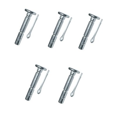 Qty 5: Shear Pins with Cotter Pin, 1-5/8'' x 1/4'' Fits RatioParts