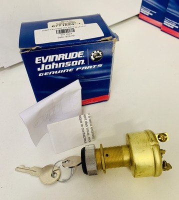 New Genuine BRP EVINRUDE JOHNSON Ignition Switch 0771624