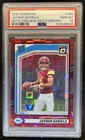 2024 Donruss Jayden Daniels Optic Rated Rookie Preview Red Pandora #389 PSA 10