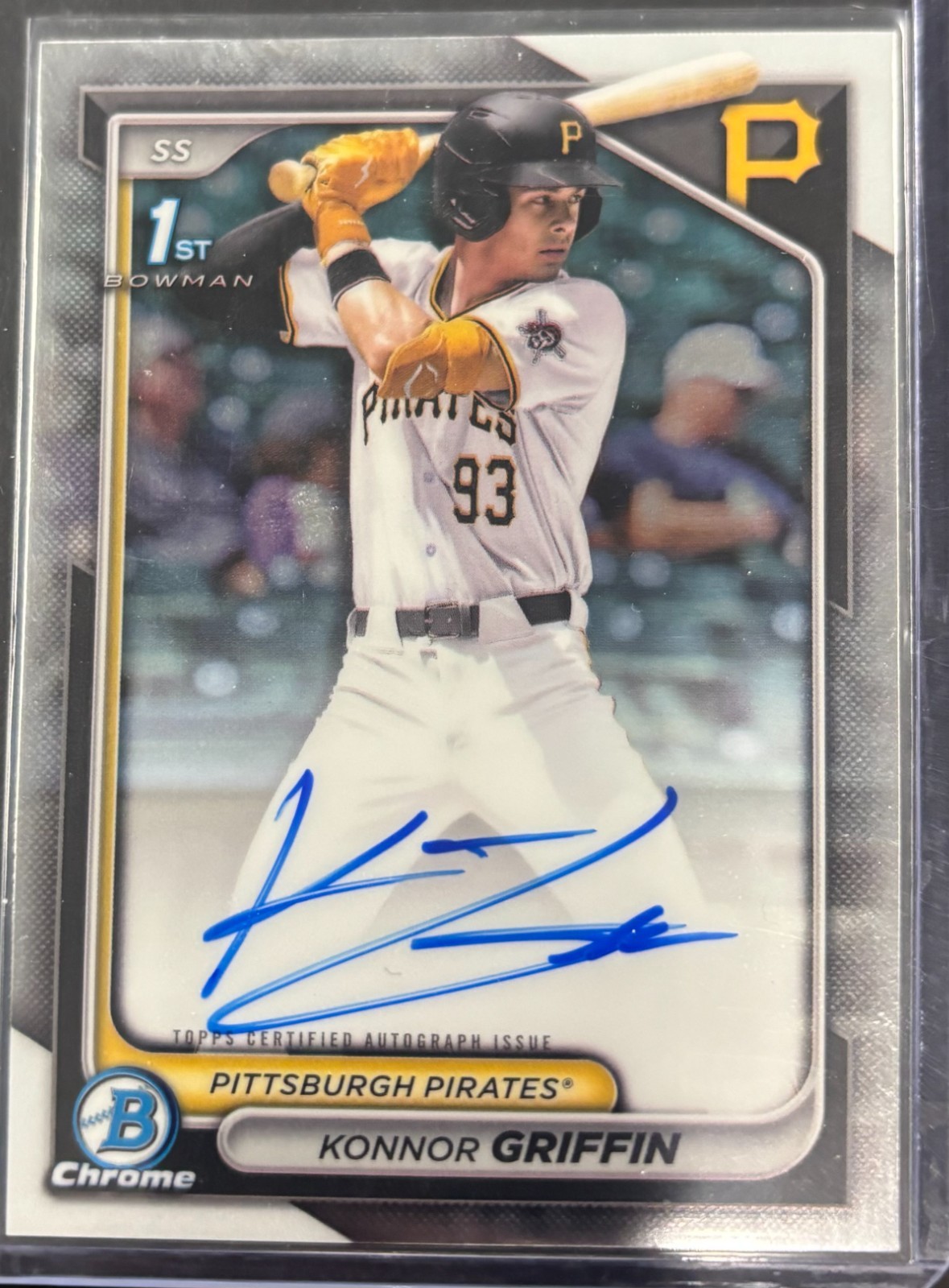 2024 Bowman Draft - Chrome Prospect Autographs Konnor Griffin #CPA-KG (AU, RC)