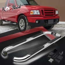 3 Stainless Steel Step Bar Running Boards For 98-11 Ford Ranger Extended Cab 3 Stainless Steel Step Bar Running Boards For 98-11 Ford Ranger Extended Cab