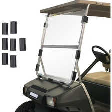 Clear Fold Down Impact Resistant Windshield for Club Car DS Golf Cart