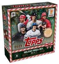 2025 Topps Holiday Baseball Mega Box Factory Sealed Unopened ~ 10 Packs