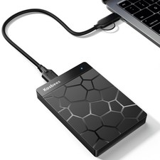 1 TB External Hard Drives,Portable Hard Drive for Windows,Ultra Slim External...