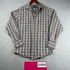 Wrangler Pearl Snap Western Plaid Shirt Large Button Up Long Sleeve Mens