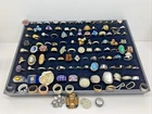Lot of 110 Vintage to Now Rings Variety of Sizes Styles Colors Costume Jewelry