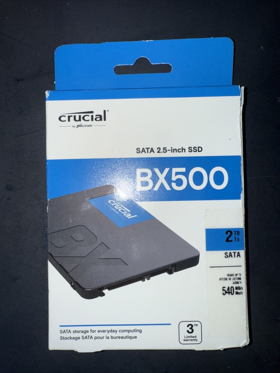 Crucial BX500 2TB 3D NAND SATA 2.5-inch SSD for sale online