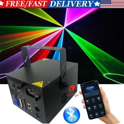 5W RGB Animation Laser Projector Light DMX ILDA DJ party Club Bar Stage Lights