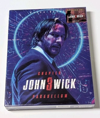 John Wick Chapter 3 Parabellum Novamedia 4K Blu-ray Steelbook Full Slip