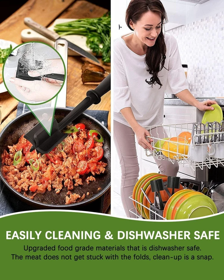 Cortador de carne upgrade resistente ao calor triturador de carne para hambúrguer carne moída carne S - Imagem 2 de 4