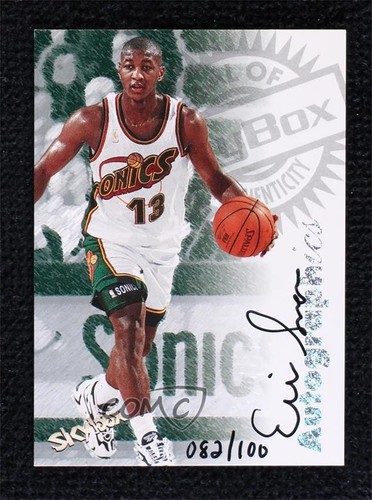 1997-98 Skybox Premium Autographics Century Marks /100 Eric Snow Auto