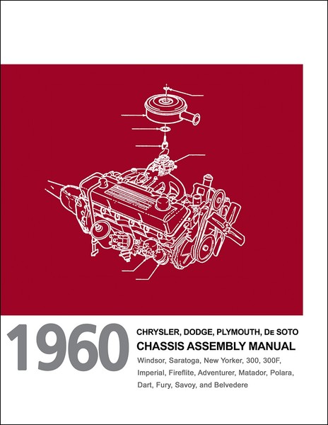 1960 Chassis Und Motor Equipment Montage Manuell Chrysler Plymouth Dodge-image