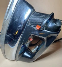 Vintage Authentic Proctor Silex Black Steam Iron Black & Chrome Original