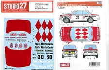 Studio 27 Decal 1/24 BMW 2002 ti #30 Monte Carlo 1975 for Hasegawa from JP 11888