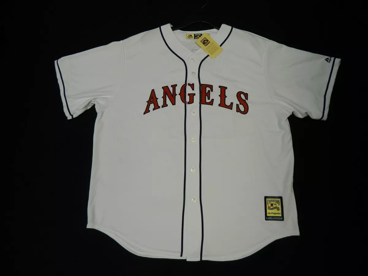 Official Mike Trout Anaheim Angels Cooperstown Throwback Jersey XL