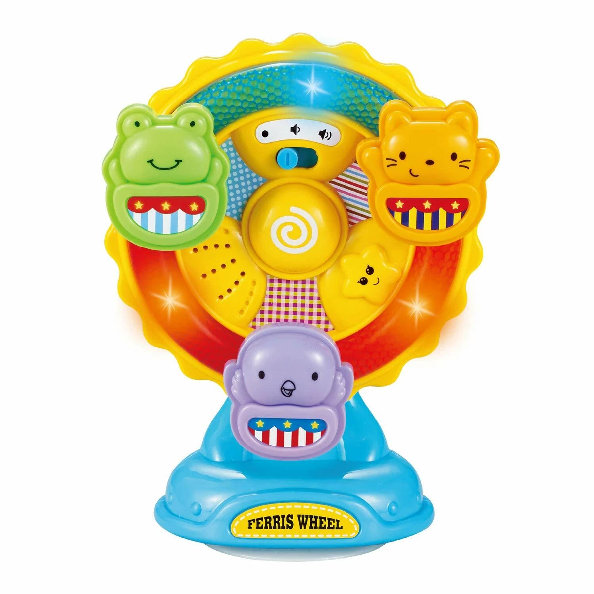 infunbebe Animal Ferris Wheel Spinning Wheel Toy with Music and