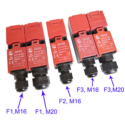 safety door interlock key switches nc no double pole machine door switch qks8 ebay