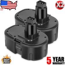 2 PACK 18V For Dewalt 18 VOLT DC9096 DC9098 Li-ion Battery DC9099 NEW Replace