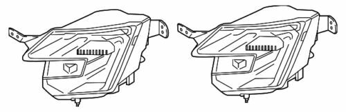 Lámpara de niebla delantera para Ford Ranger Explorer Police 2016-2020 (N/P FB5Z-15200-G)