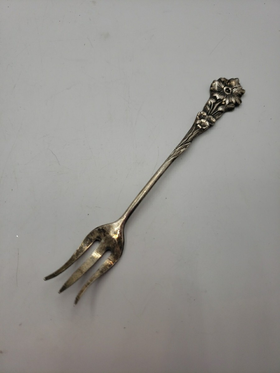 Vintage Reed & Barton FLOWER Silver SHRIMP Fork | eBay