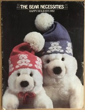 Original Teddy Bear Specialty Store  Bear Necessities  Holiday 1982 Catalog