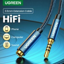 UGREEN 3.5mm AUX Jack Male to Female Stereo Extension Audio Cable For Phones PC