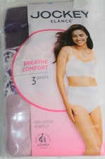 New 3 pack JOCKEY 100 combed cotton BRIEFS BREATHABLE comfort PURPLE LILAC