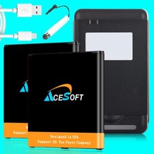 High Grade 2 x 4600mAh Battery Charger For AT T Samsung Galaxy J2 Shine SM-J260A