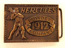 Hercules Powder Company Belt Buckle 1976 Bicentennial edition