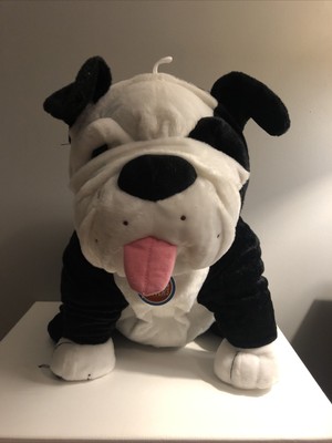 large stuffed bulldog
